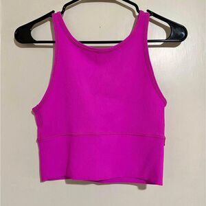 lululemon pow pink power pivot tank size 6